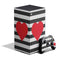 Black And White Striped Heart XBox Series X Digital Edition Bundle Skin