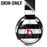 Black and White Striped Marble Beats Solo 3 Wireless Skin