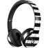 Black and White Striped Marble Beats Solo 3 Wireless Skin