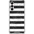 Black and White Striped Marble Galaxy A16 5G Clear Case