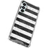 Black and White Striped Marble Galaxy A16 5G Clear Case