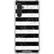 Black and White Striped Marble Galaxy A17 Clear Case