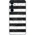 Black and White Striped Marble Galaxy A35 5G Skin