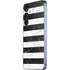 Black and White Striped Marble Galaxy A35 5G Skin