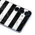 Black and White Striped Marble Galaxy A35 5G Skin