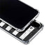 Black and White Striped Marble Galaxy A36 5G Clear Case