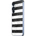 Black and White Striped Marble Galaxy A55 5G Skin