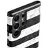 Black and White Striped Marble Galaxy S23 Ultra Pro Case