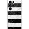 Black and White Striped Marble Galaxy Skins