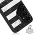 Black and White Striped Marble Galaxy S25 Kickstand Case