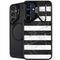 Black and White Striped Marble Galaxy S24 Plus Kickstand Case