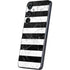 Black and White Striped Marble Galaxy S25 Plus Skin