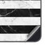Black and White Striped Marble Galaxy S25 Plus Skin