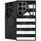 Black and White Striped Marble Galaxy S24 Ultra Kickstand Case