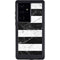 Black and White Striped Marble Galaxy S24 Ultra Waterproof Case