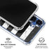 Black and White Striped Marble Galaxy S25 Plus Clear Case
