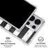 Black and White Striped Marble Galaxy S26 Ultra Clear Case