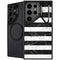 Black and White Striped Marble Galaxy S26 Ultra Kickstand Case