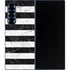 Black and White Striped Marble Galaxy Z Fold6 Skin