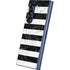 Black and White Striped Marble Galaxy Z Fold6 Skin