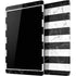 Black and White Striped Marble iPad Skins