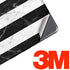 Black and White Striped Marble iPad Skins