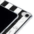 Black and White Striped Marble iPad 11th Gen (2025) Clear Case