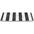 Black and White Striped Marble Apple iPad Air Skin