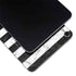 Black and White Striped Marble Apple iPad Mini Skin