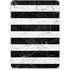 Black and White Striped Marble Apple iPad Pro Skin
