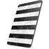Black and White Striped Marble Apple iPad Pro Skin