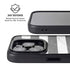 Black and White Striped Marble iPhone 13 Pro Kickstand Case