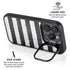 Black and White Striped Marble iPhone 13 Pro Max Kickstand Case