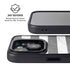 Black and White Striped Marble iPhone 14 Plus Kickstand Case