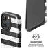 Black and White Striped Marble iPhone 16 Pro Max Magsafe Impact Case