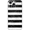 Black and White Striped Marble iPhone 16 Pro Max Skin