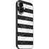 Black and White Striped Marble iPhone 16 Skin