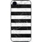 Black and White Striped Marble iPhone 16e Skin