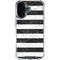 Black and White Striped Marble iPhone 17 Clear Case