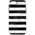 Black and White Striped Marble iPhone Cases