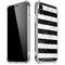 Black and White Striped Marble iPhone X/XS Clear Case