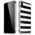 Black and White Striped Marble iPhone X/XS Clear Case