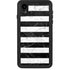 Black and White Striped Marble iPhone Cases