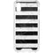 Black and White Striped Marble iPhone XS Clear Case