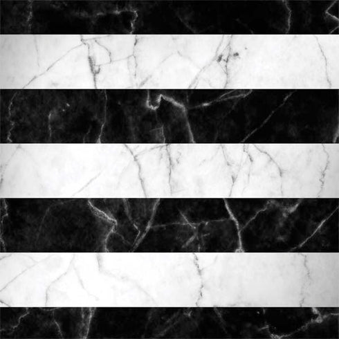 Black and White Striped Marble Dell Latitude Skin