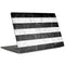 Black and White Striped Marble MacBook Skins