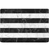Black and White Striped Marble MacBook Skins