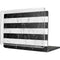 Black and White Striped Marble MacBook Cases