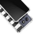 Black and White Striped Marble Moto G 5G (2025) Clear Case