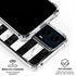 Black and White Striped Marble Moto G Power 5G (2024) Clear Case